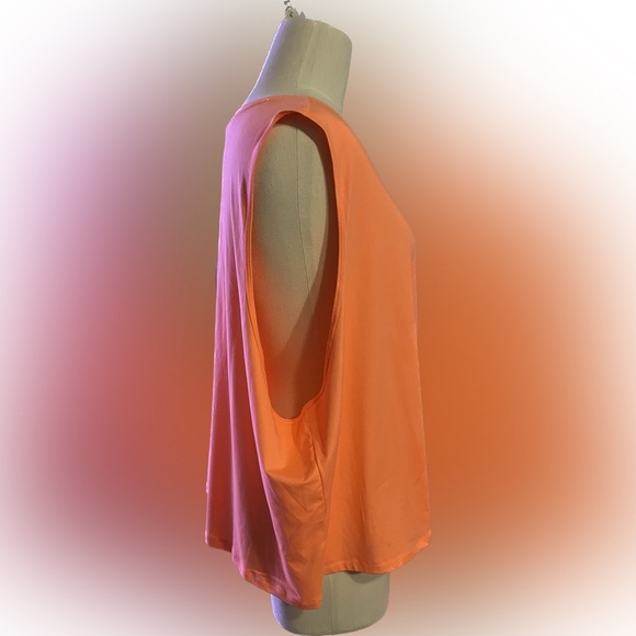 Fabletics Dry Flex Muscle Tank Orange Size 3X - Picture 4 of 4
